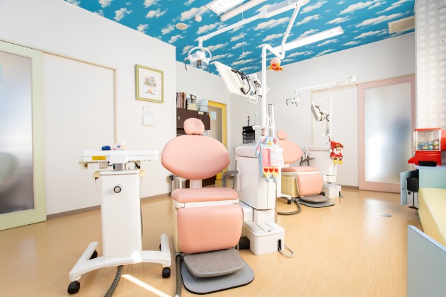 こども専用・成人用専用の治療室